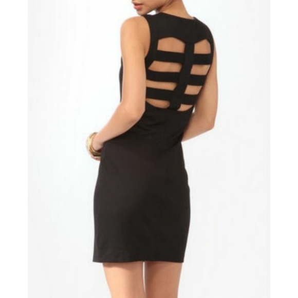 Forever 21 black cutout Dress - Picture 7 of 8